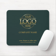 Custom Green Promotional Company Business Logo Mouse Pad