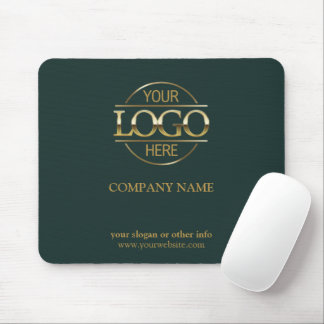 Custom Green Promotional Company Business Logo Mouse Pad