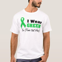 Custom Green Ribbon Awareness 