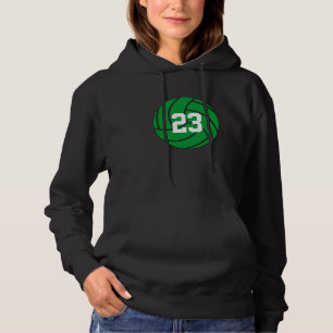 Custom Green Volleyball Hoodie Sweatshirt