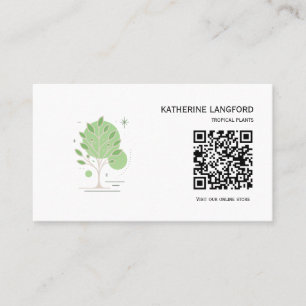 Custom Greenleaf Nursery Branding Business Card