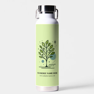 Custom Greenleaf Nursery Branding Water Bottle