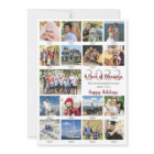 Custom Greeting 17 Photo Collage Captions
