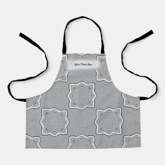 Custom Grey Apron