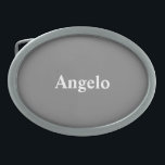 Custom Grey Best Colourful Belt Buckle<br><div class="desc">Personalized Belt Buckle Personalizable Solid Colour Design -  Sleek and personalizable Customizable Style Design Option - Grey Best Colourful Full Colour custom Oval Shaped Custom Colour Belt Buckles will be perfect for gifting or making making a stylish addition to your wardrobe.</div>