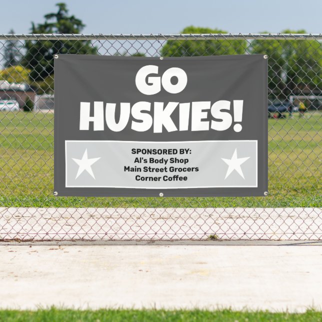 Custom Grey Team Banner (Insitu)