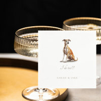 Custom Greyhound Pet Wedding