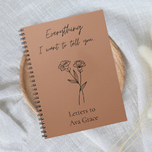 Custom Grief Journal Memorial Miscarriage Gift 