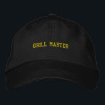 Custom Grill Master Embroidered Hat<br><div class="desc">Personalize this cap for the grill master. A nice gift for father's day.</div>