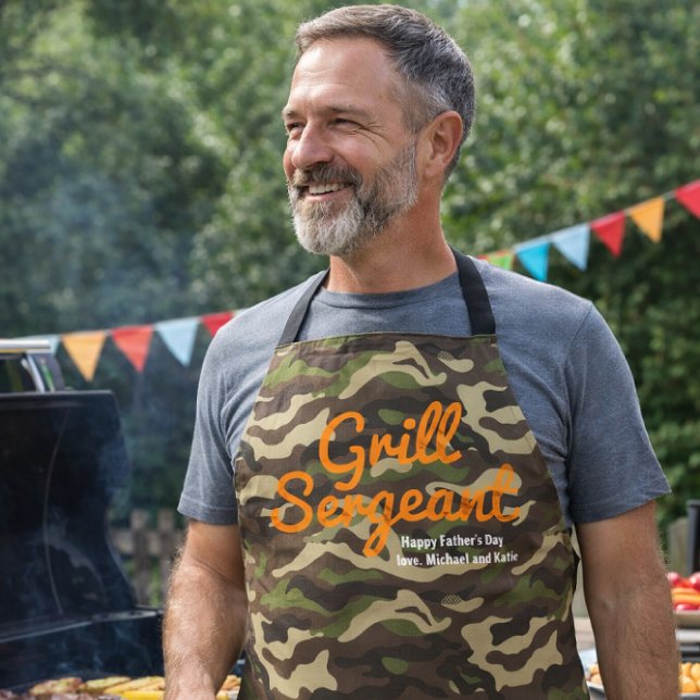 Custom Grill Sergeant Camo Apron (Creator Uploaded)