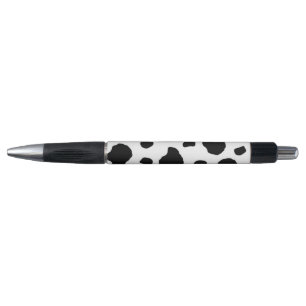 Custom Grip Ink Pen-Emmy-Cow Print Pen