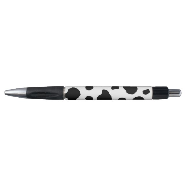 Custom Grip Ink Pen-Emmy-Cow Print Pen (Front)