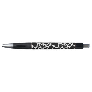 Custom Grip Ink Pen-Emmy-Cow Print Pen