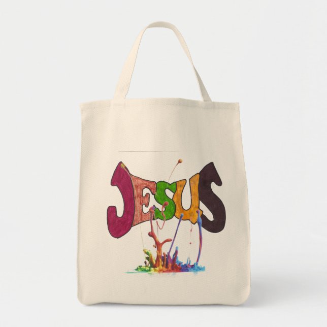Custom Grocery Tote Bag (Front)