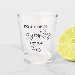 Custom Groomsmen Gift Best Man Party Shooters Shot Glass