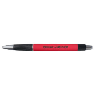 Custom Group Name & Text Promotional Red Pen