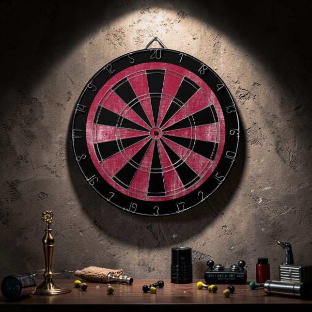 Custom Grunge Red Game Dartboard (Creator Uploaded)