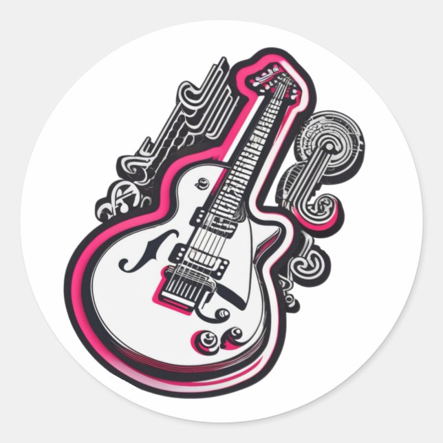 Custom Guitar Stickers (Front)