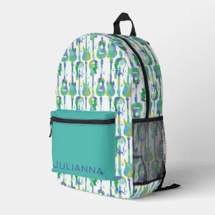 Custom Guitars  Printed Backpack