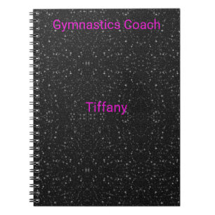 Custom Gymnastics Coach Notebook