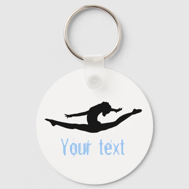 Custom Gymnastics Dance Cheer Keychains (Front)