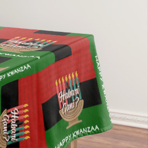 Custom HABARI GANI Kwanzaa Tablecloth