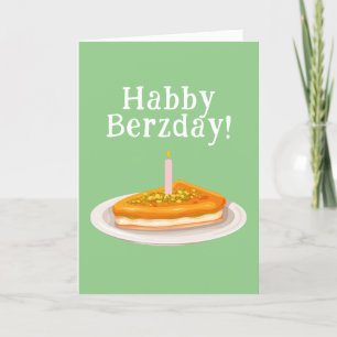 Custom Habby Berzday Knafeh Funny Arab Card
