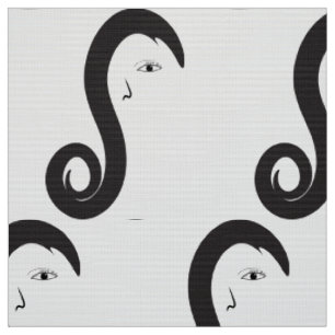 Custom Hair salon haircut hair fabric