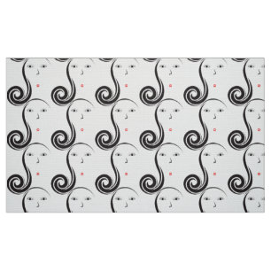 Custom Hair salon haircut hair fabric