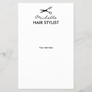 Custom hairdresser flyers for hairstylist or salon