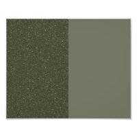 Custom Half Speckled Moss Green Poster Background