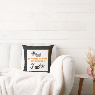 Custom Halloween Family Quote Pillow