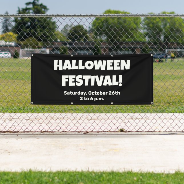 Custom Halloween Festival Banner (Insitu)