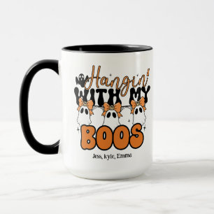 Custom Halloween Mom Hangin' with my Boos Mug