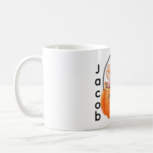 Custom Halloween Name Candy Pail Coffee Mug