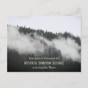 custom Halloween old fashioned invitation Postcard