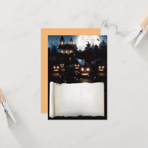 Custom Halloween Spooky Night Card