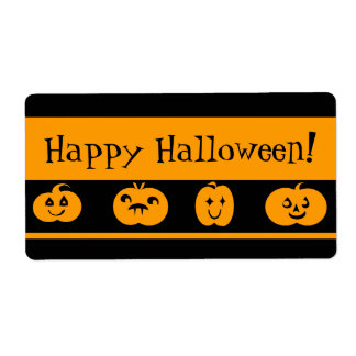 Custom Halloween Treat Bag Labels