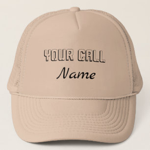 Custom Ham Radio Call Sign Trucker Hat