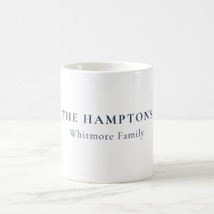 Custom Hamptons New York Preppy Coastal Gift Coffee Mug