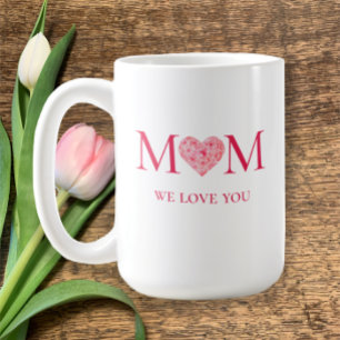 Custom Hand Painted Watercolor Mother's Day Gift Coffee Mug