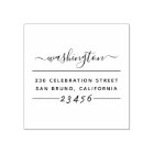 Custom Hand Written Family Name & Return Address