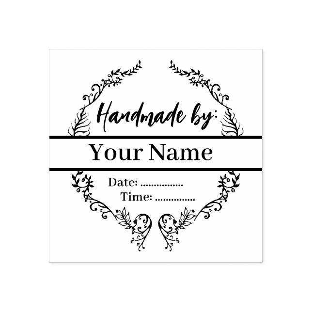 Custom Handmade by Rubber Stamp (Imprint)