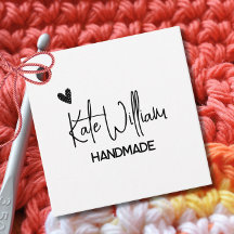 Custom handmade by tags for handmade item