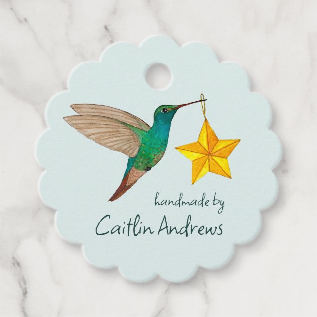 Custom Handmade  Favour Tags (Front)