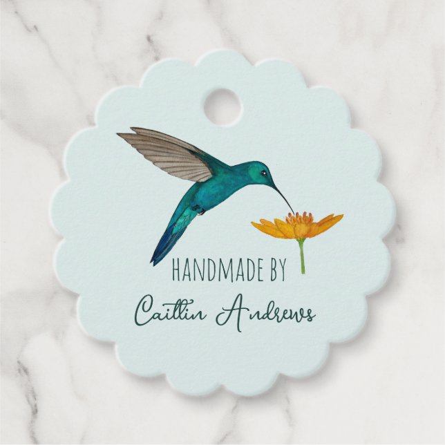 Custom Handmade  Favour Tags (Front)