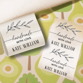 Custom Handmade with love Ribbon Grosgrain Ribbon