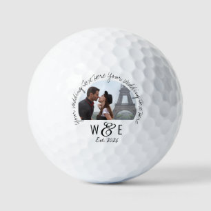 Custom Handwriting Text Golf Ball Wedding Favours