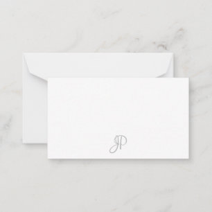 Custom Handwritten Monogrammed Minimalist Template