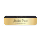 Custom Handwritten Name Modern Chic Glamour Gold